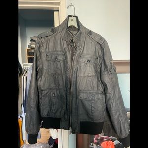 Black jean like bomber jacket